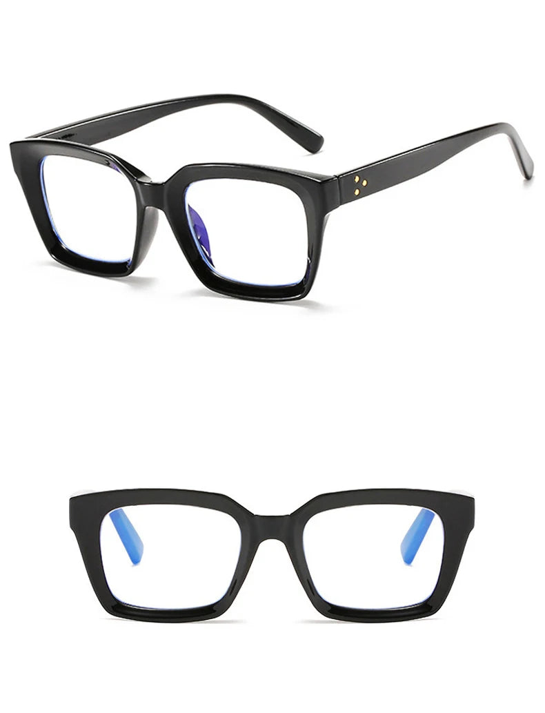 The Big Square Clear Computer Glasses