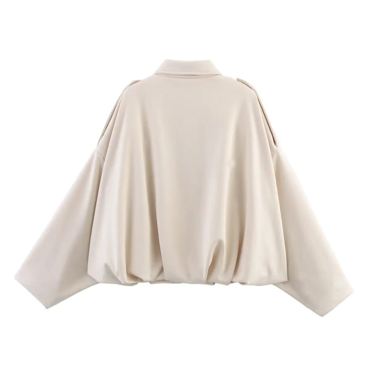 The Suede Oversized Bomber