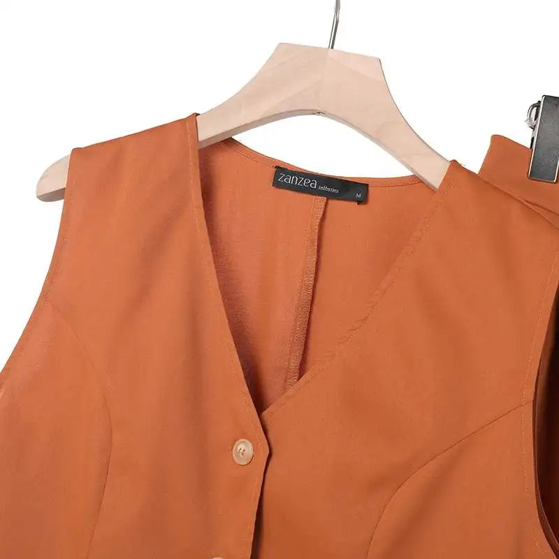 The Wide Leg Vest Co-Ord