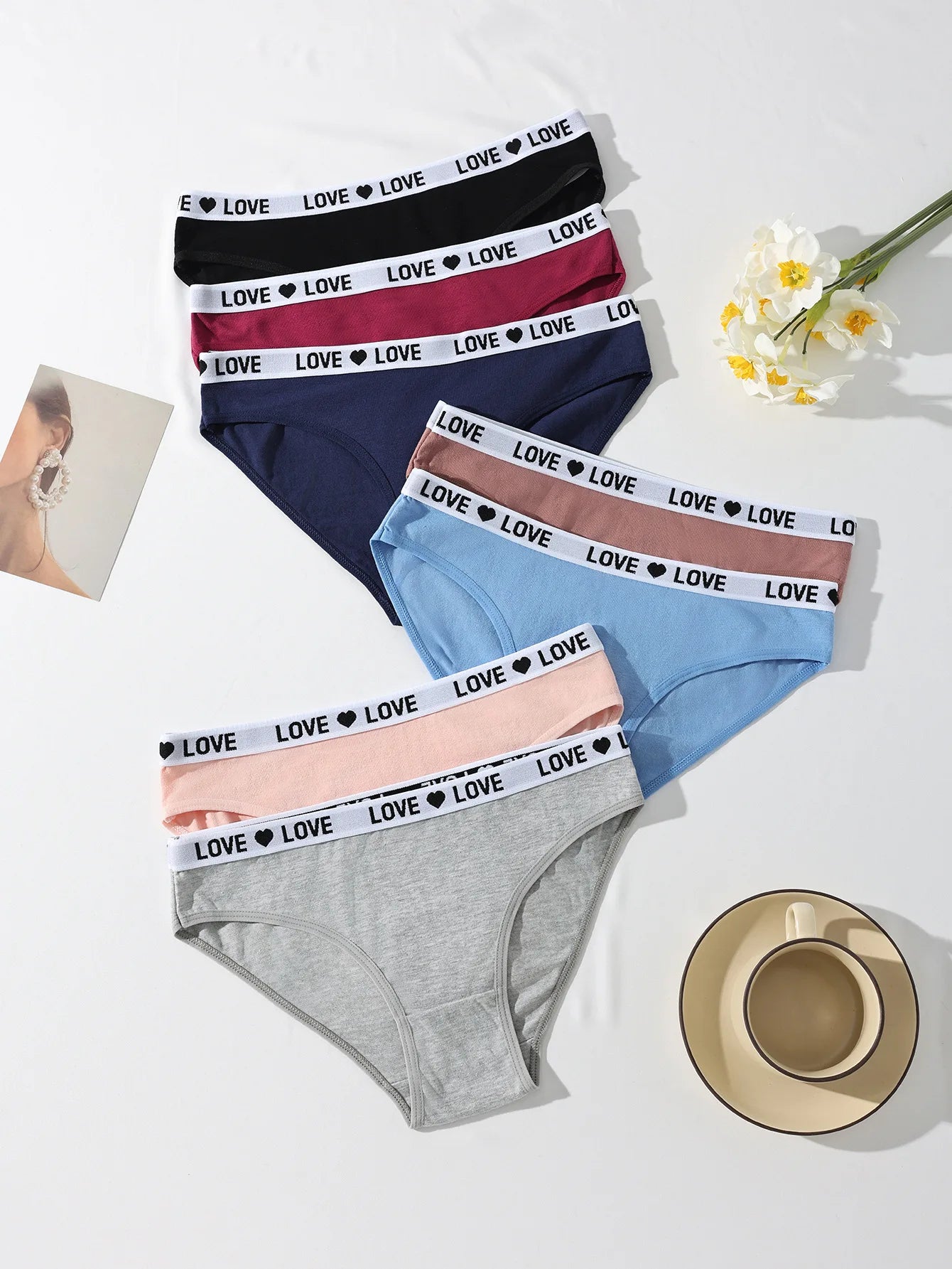 The 7-Pack Striped Cotton Panty Set