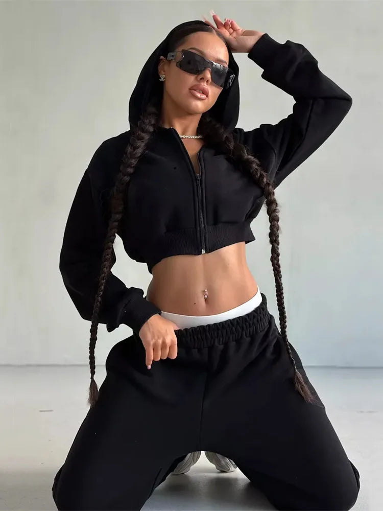 The Zip Hoodie Trouser Set