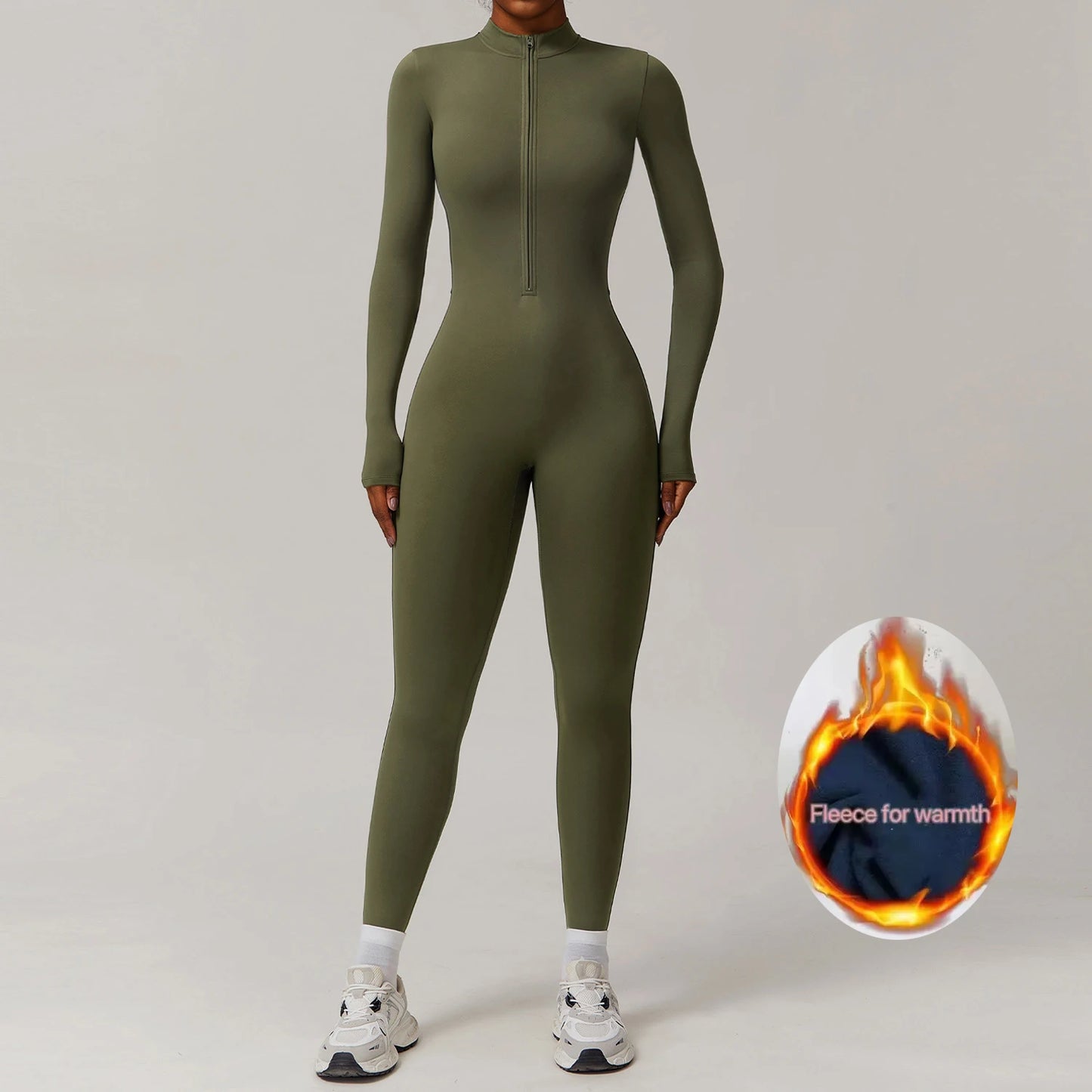 The Warm Fleece One-Piece Ski Jumpsuit