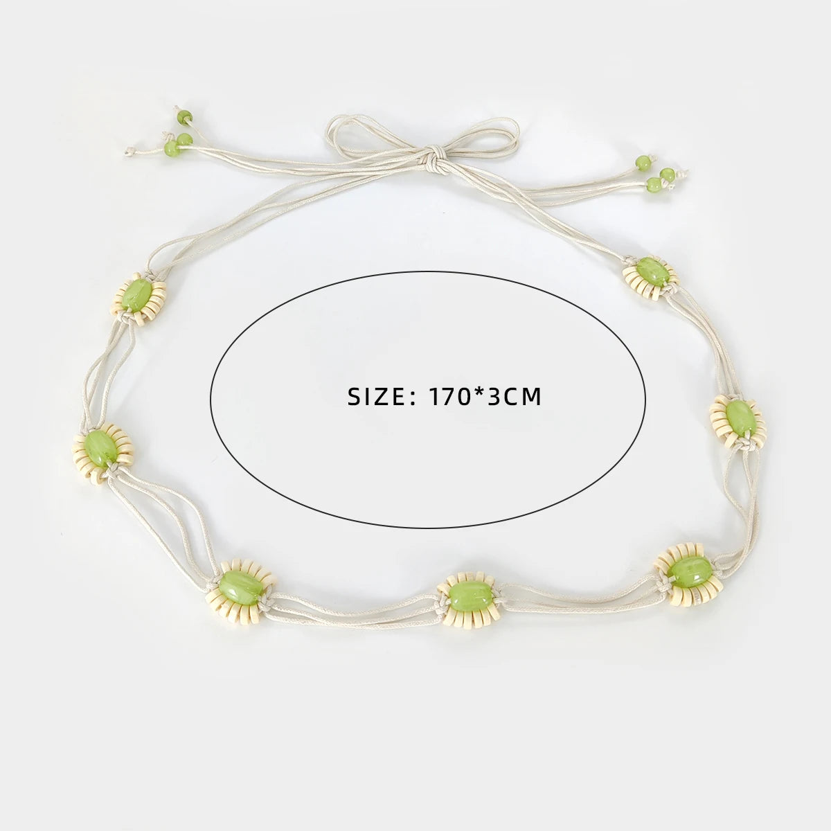 The Boho Shell Bead Belt