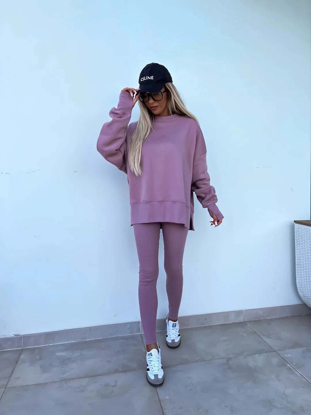 The Oversized Knit Trouser Set