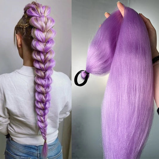 The 2-Pack Colorful Braiding Ponytail Set