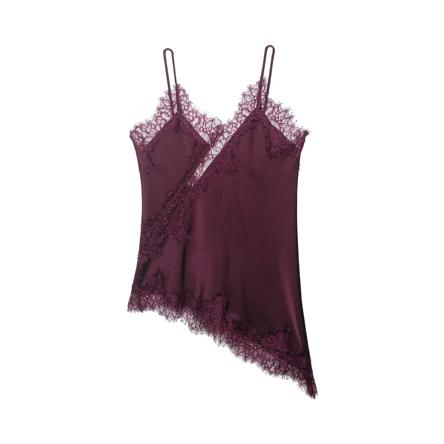 The Asymmetric Lace Camisole
