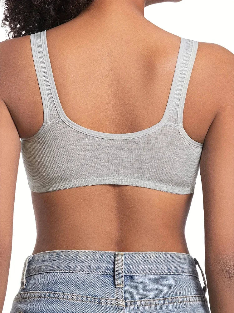 The Wire-Free Front Closure Comfort Bra