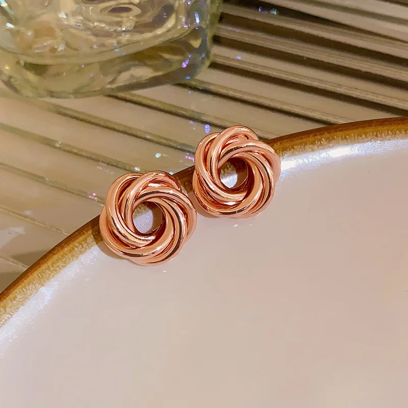 The Twisted Hoop Earrings
