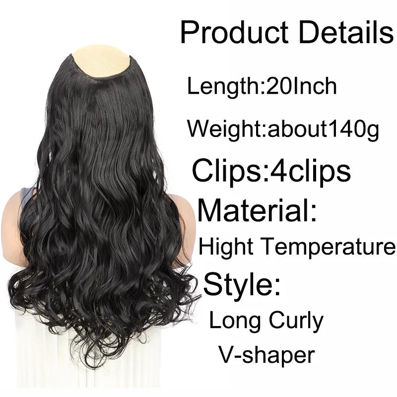 The 20-Inch V-Shape Wavy Clip-In Extension