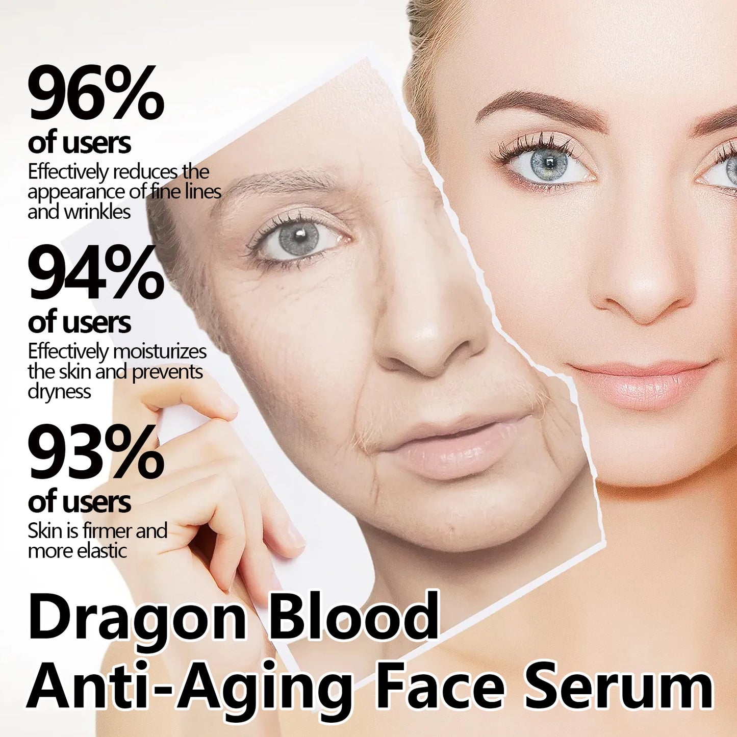 EELHOE Dragon Blood Serum Firm Skin Tightening Moisturizing Facial Rejuvenation Deep Hydration Face Care Anti-Wrinkle Serum 30ml