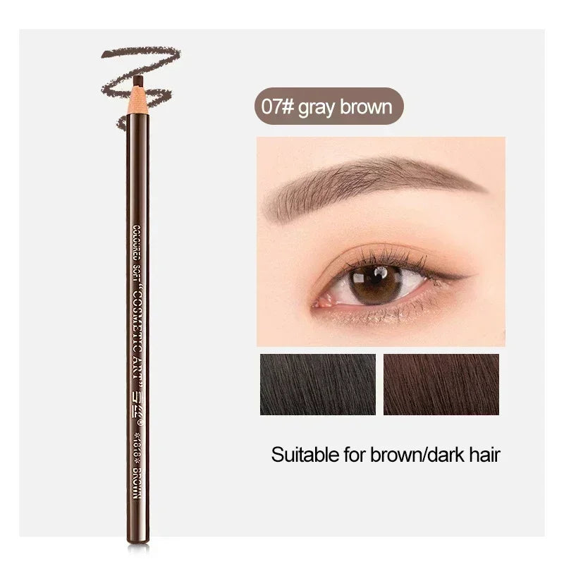 The 6-Color Waterproof Brow Pencil