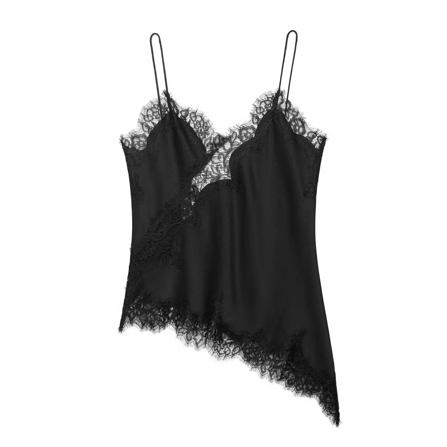 The Asymmetric Lace Camisole