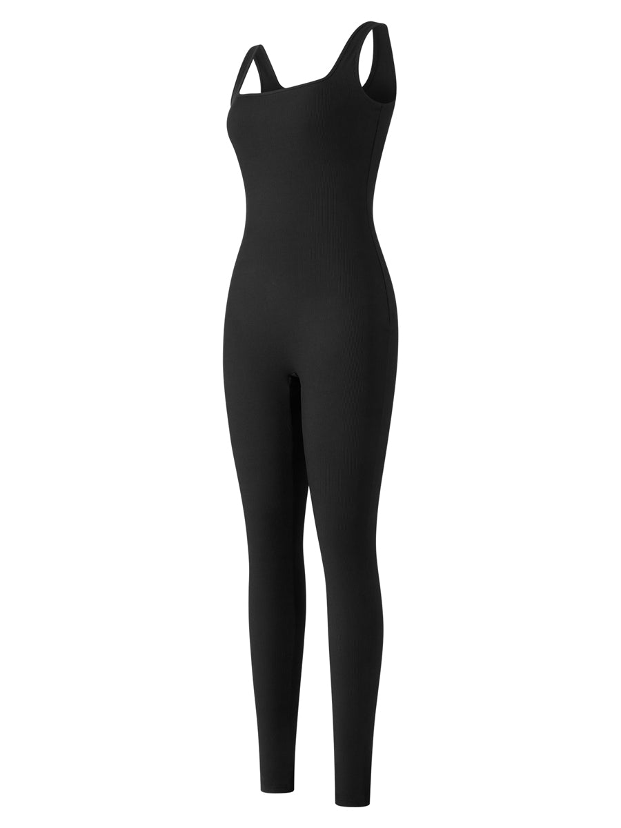 The U-Neck Sleeveless Bodycon Romper