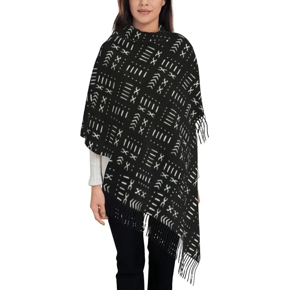The Tribal Print Wrap Scarf