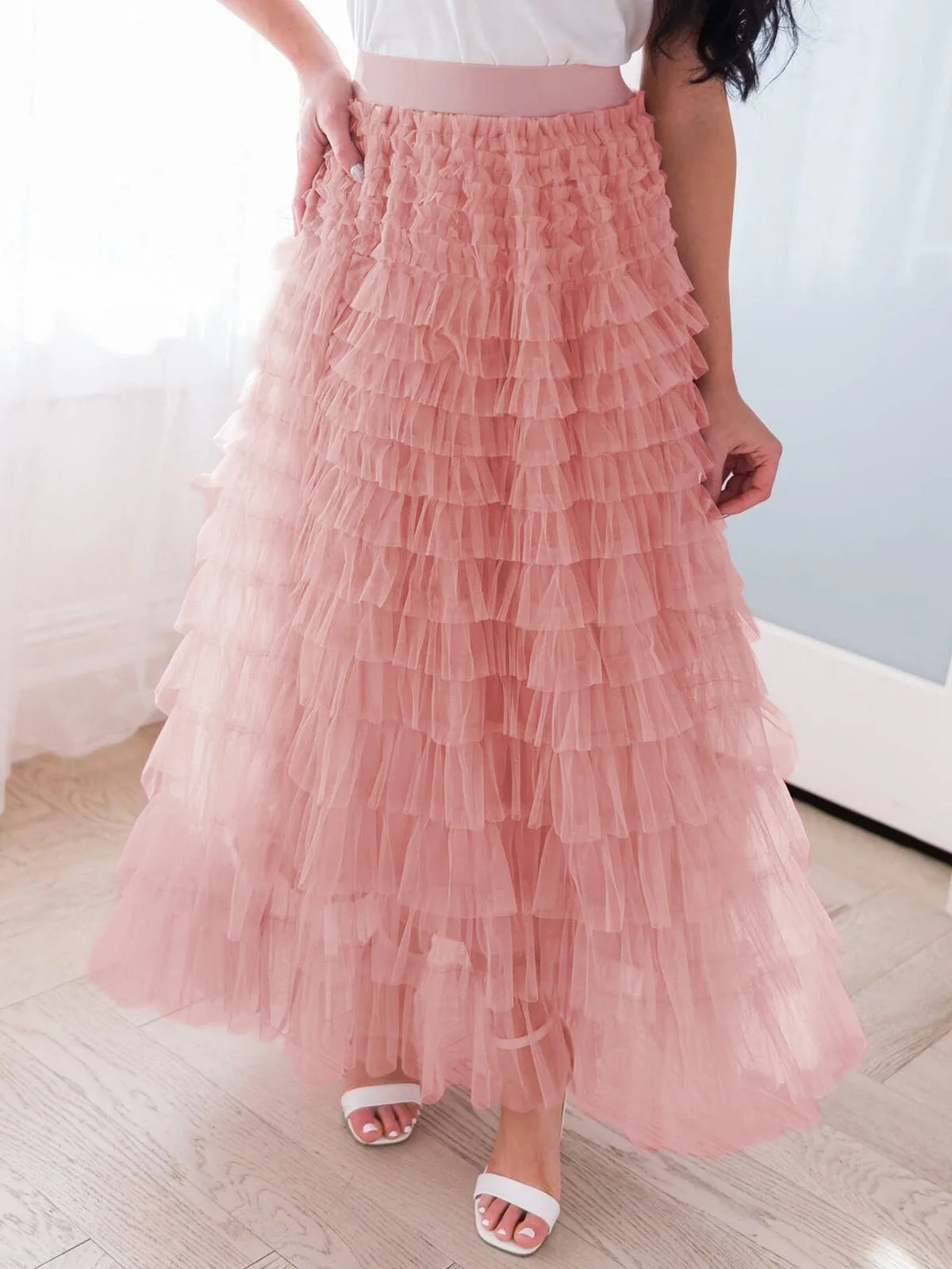 The Boho Multilayer Tulle Maxi