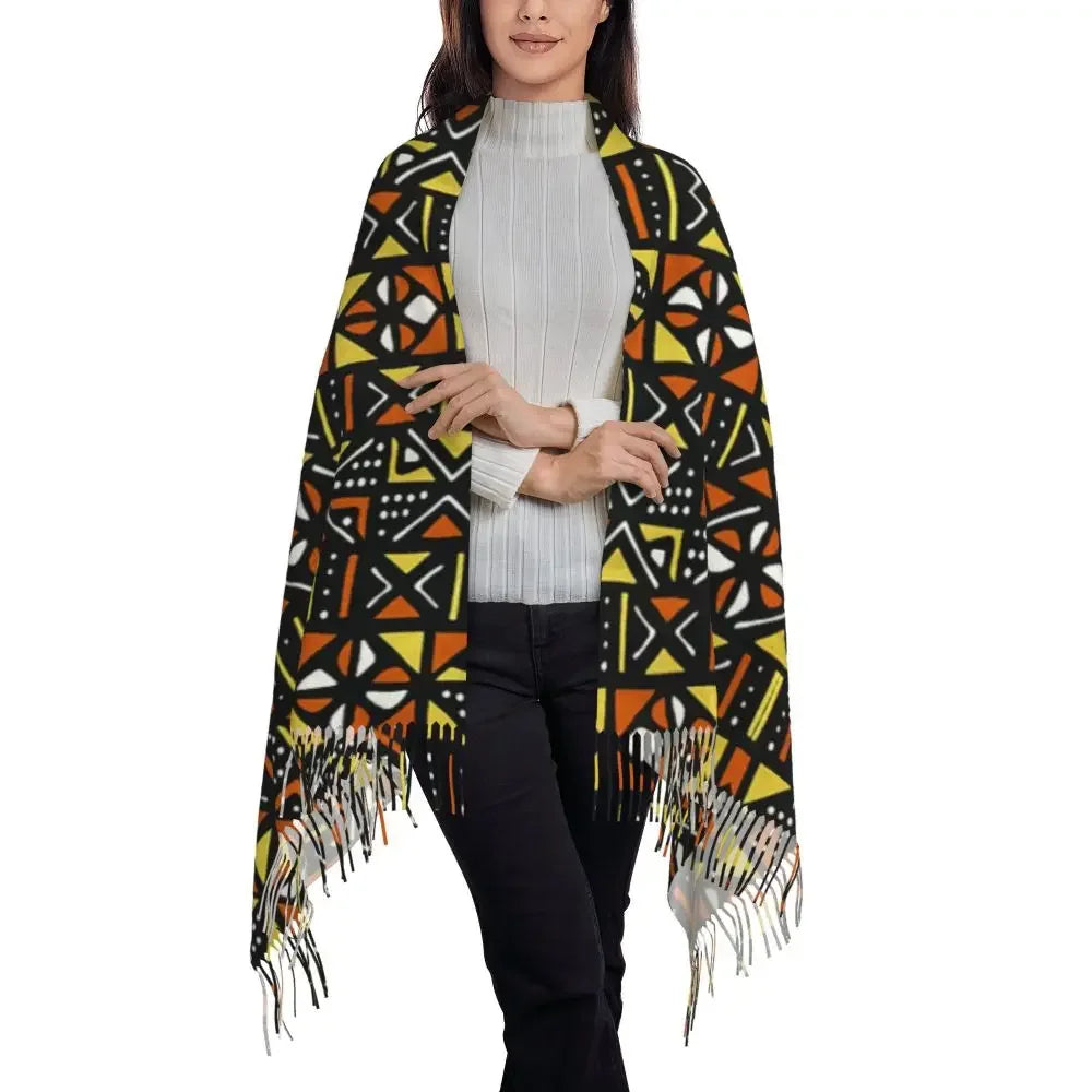 The Tribal Print Wrap Scarf
