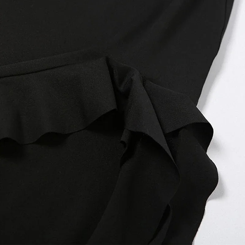 The Y2K One-Shoulder Ruffle
