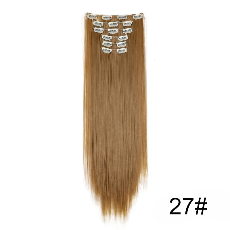 The 24-Inch 16-Clip Straight Hair Extensions