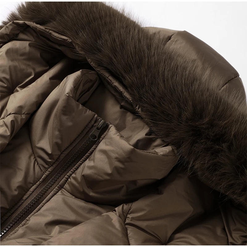 The Belted Fur Hood Parka