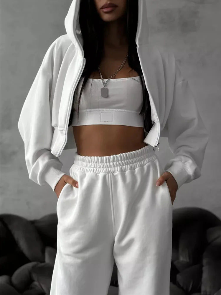The Zip Hoodie Trouser Set