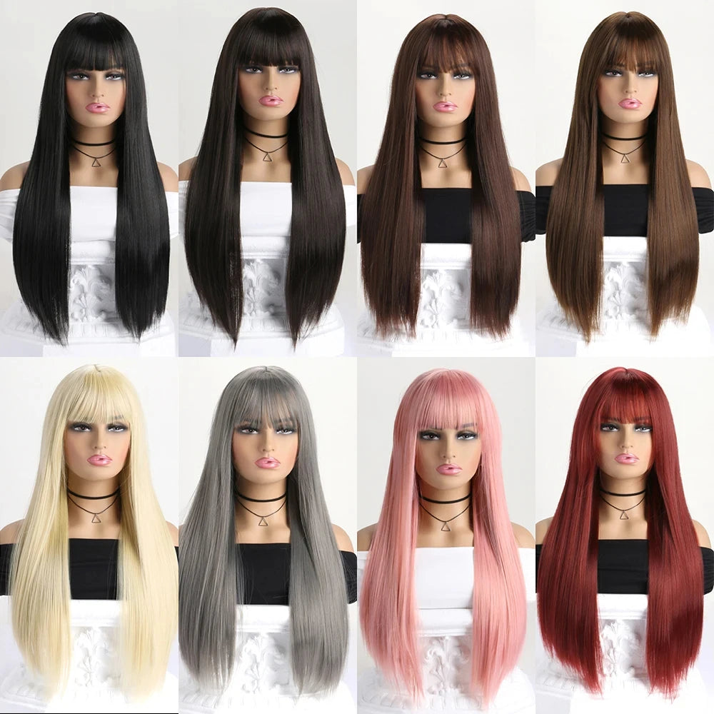 The 26-Inch Long Straight Synthetic Wig