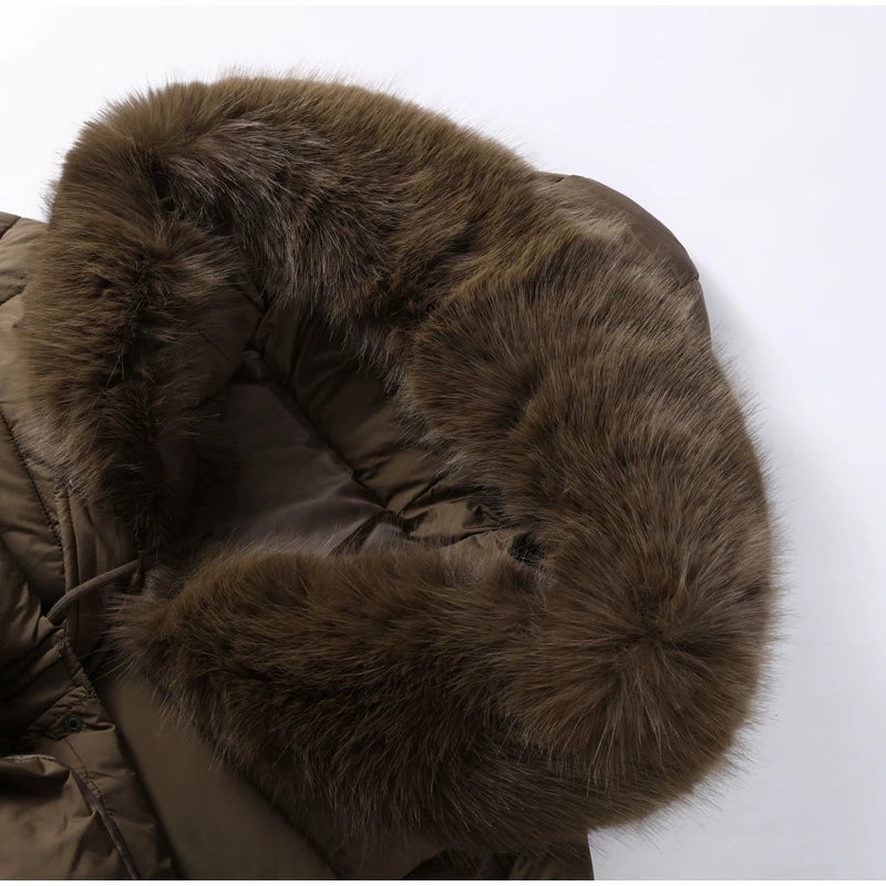 The Belted Fur Hood Parka