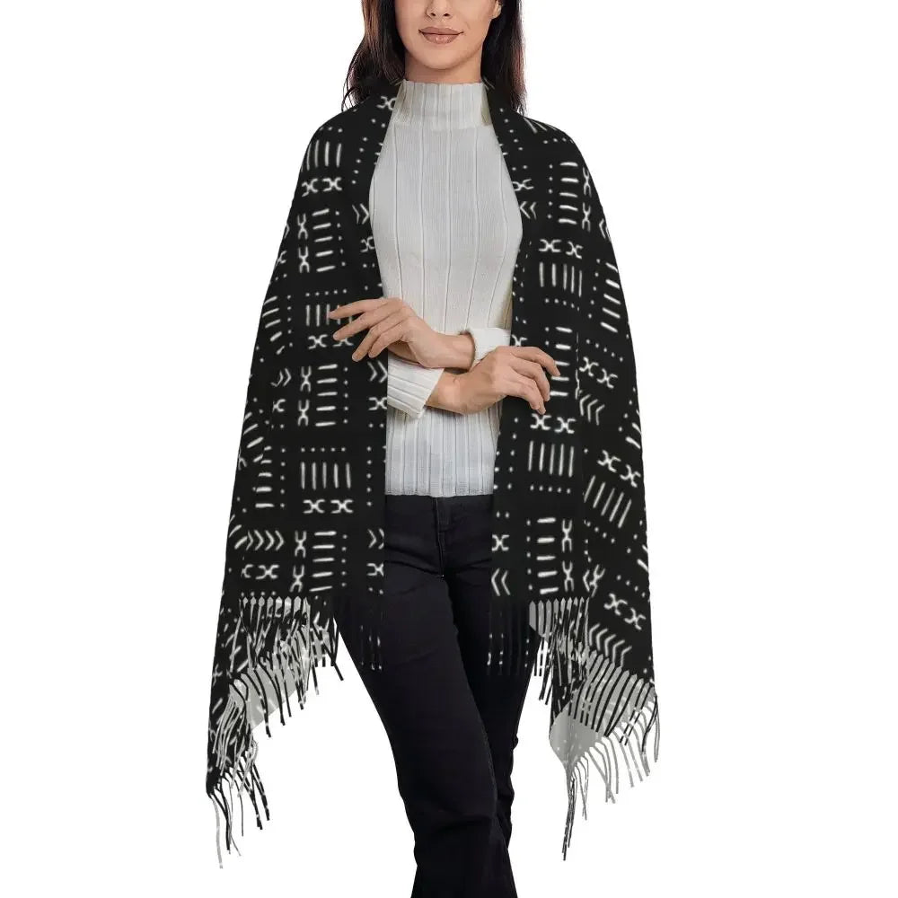 The Tribal Print Wrap Scarf
