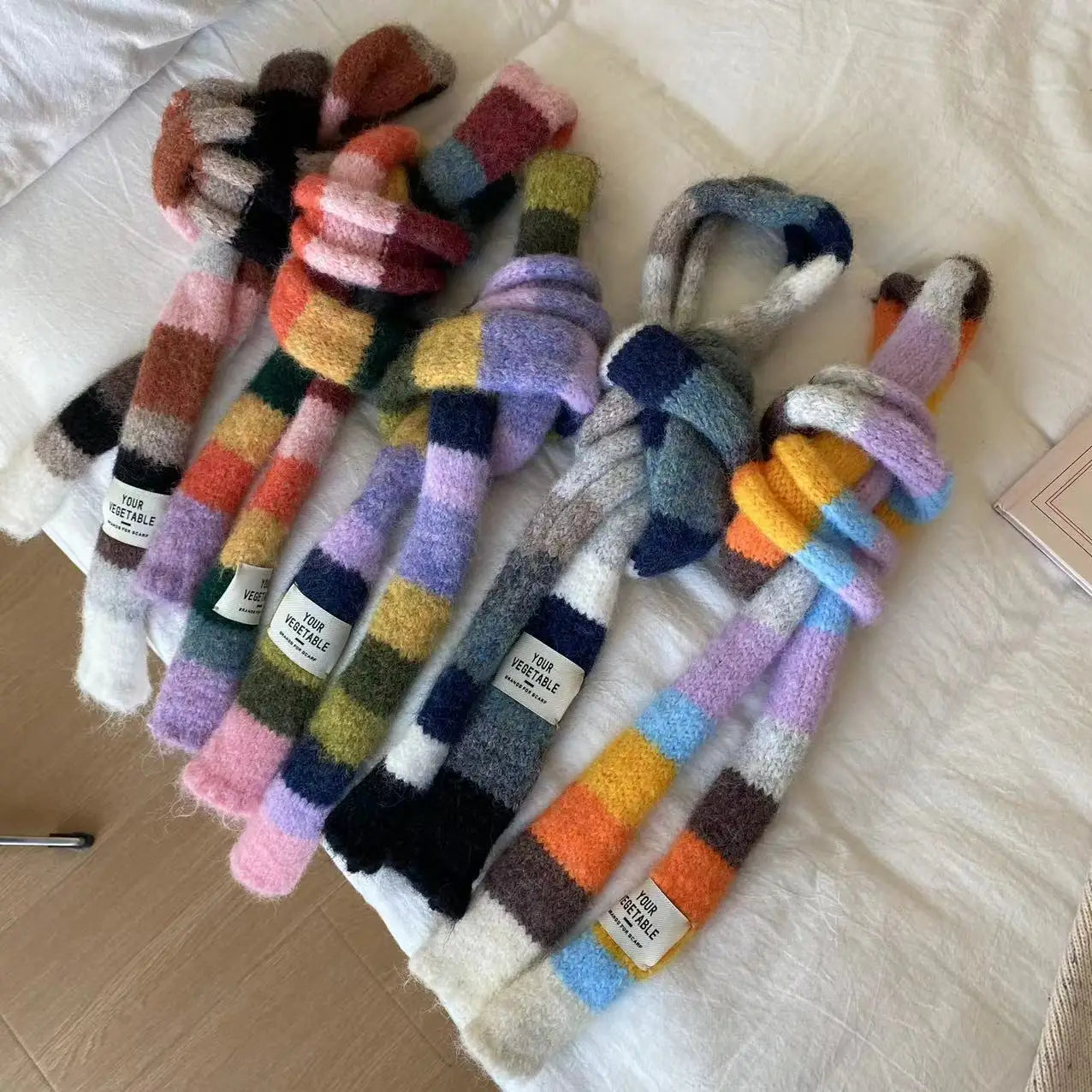 The Striped Wool Tube Scarf