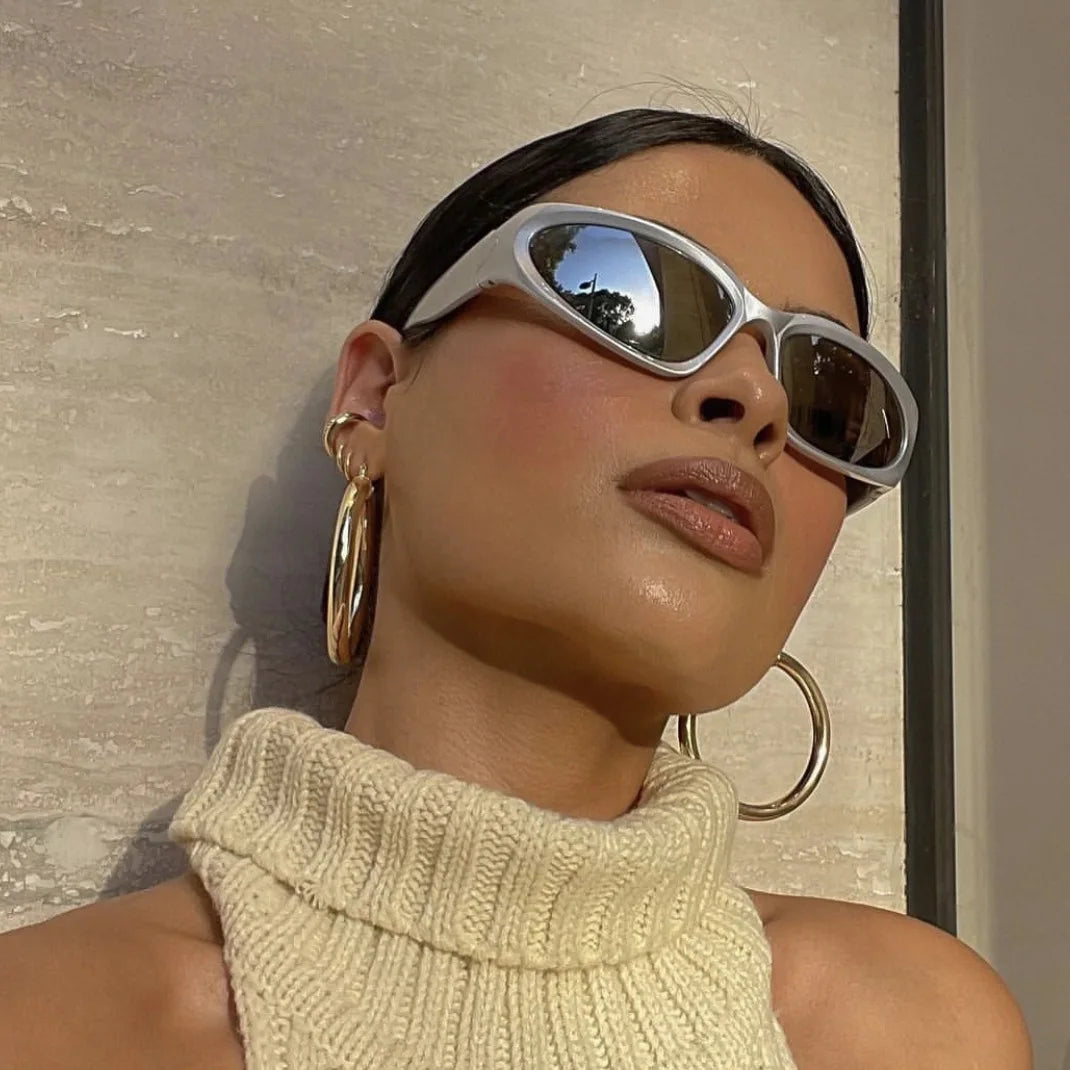 The Y2K Oval Mirror Shades