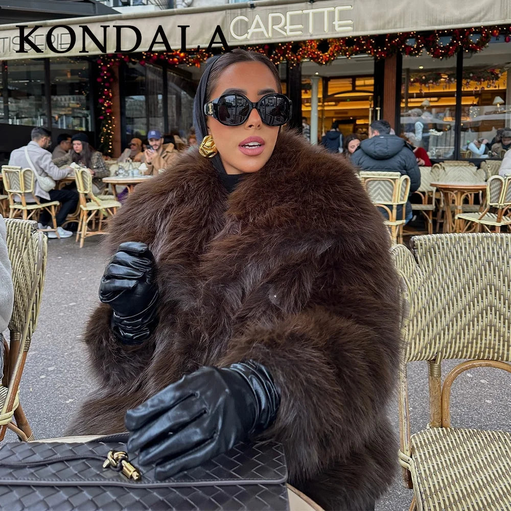 The Oversized Faux Fur Coat