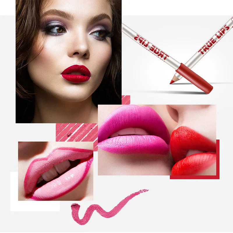The 12-Piece Lip Liner & Gloss Set
