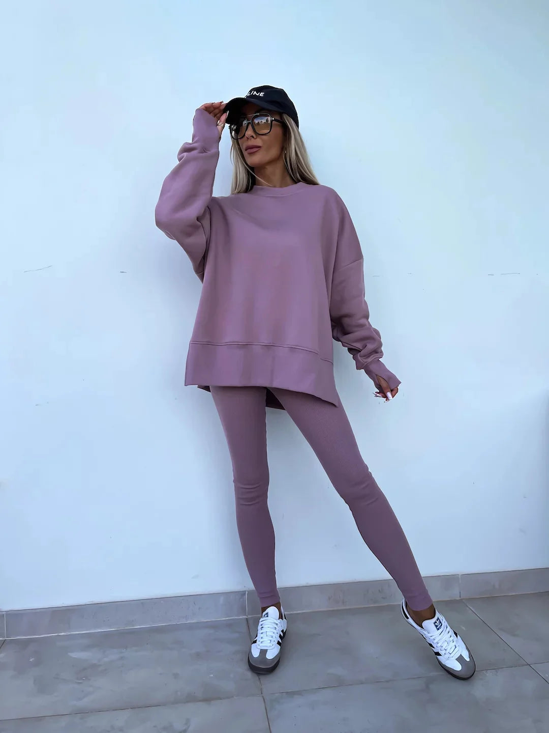 The Oversized Knit Trouser Set