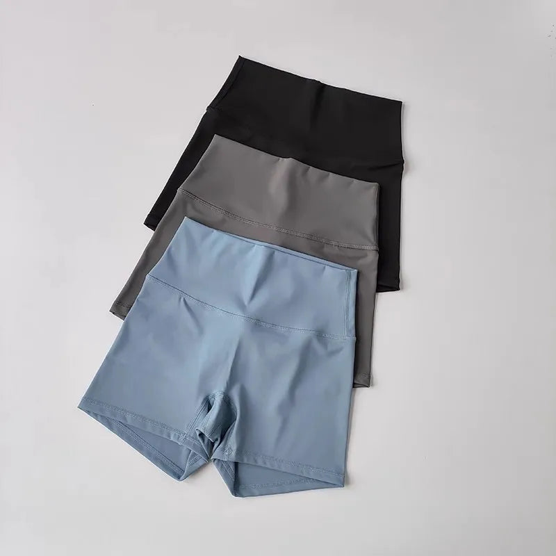 Summer Women's Yoga Shorts High Waist Sport Shorts Fitness Push-Up Tights Booty Short Pants Gym Shorts Cycling Shorts Female