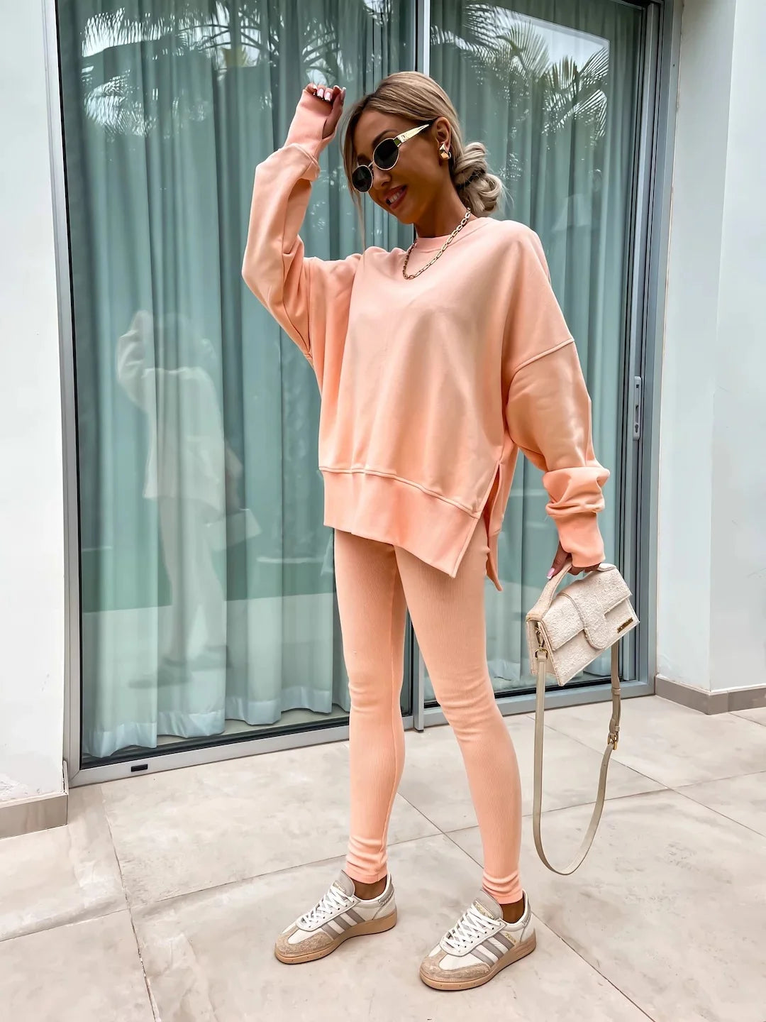The Oversized Knit Trouser Set
