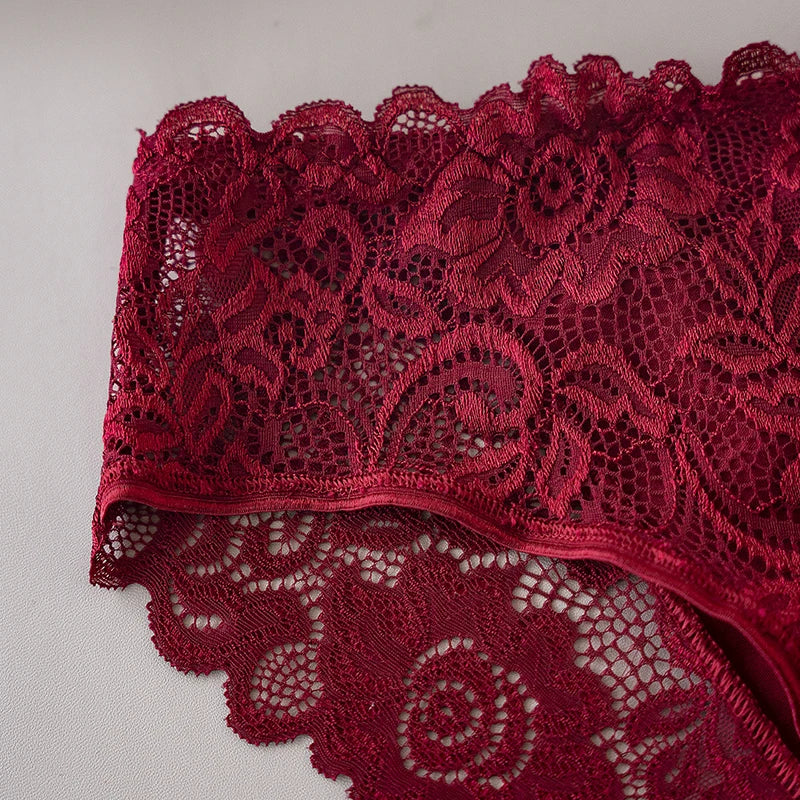 The 3-Pack Floral Embroidery Lace Brief
