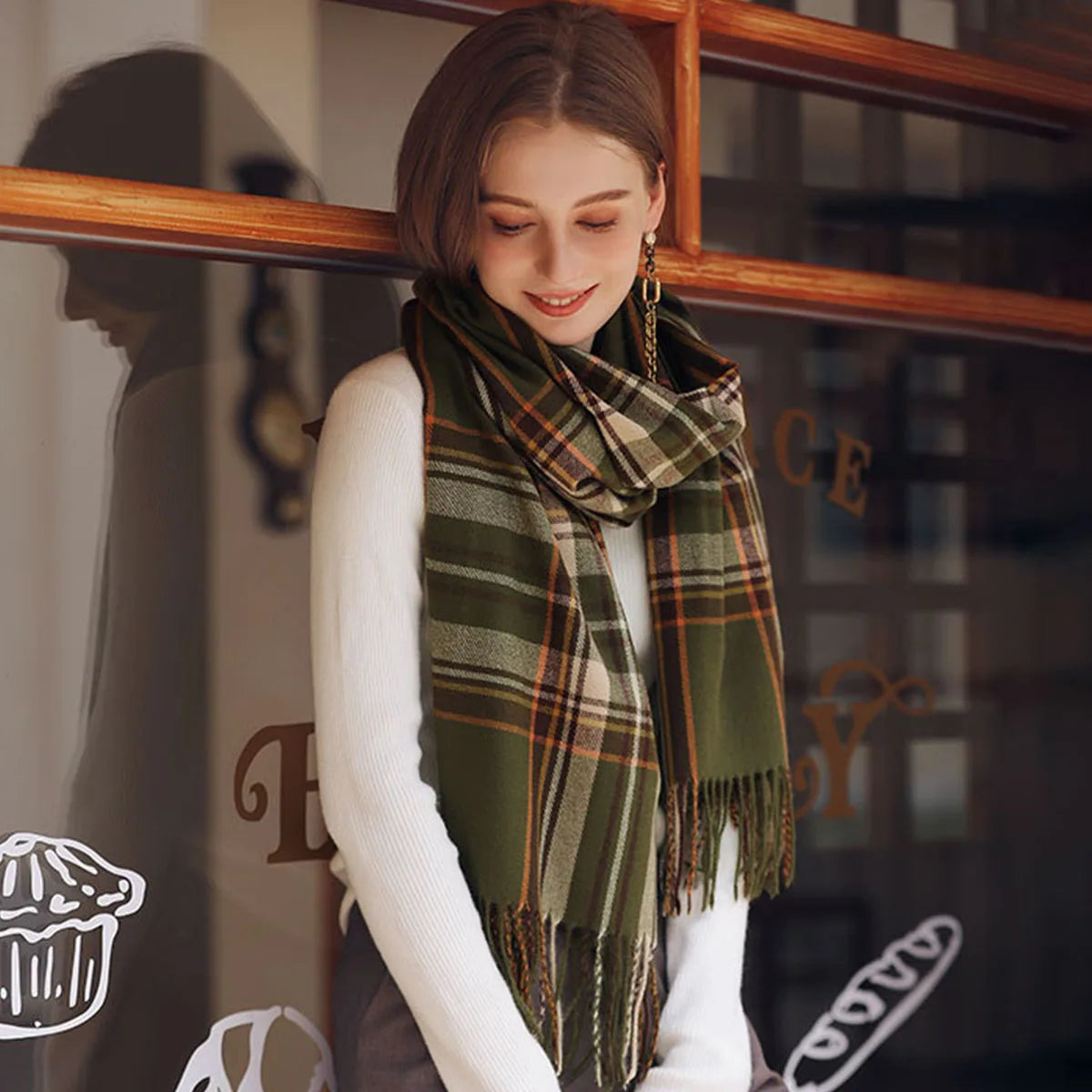 The Tartan Plaid Wrap Scarf