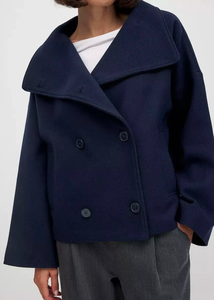 The Woolen Stand Collar Coat