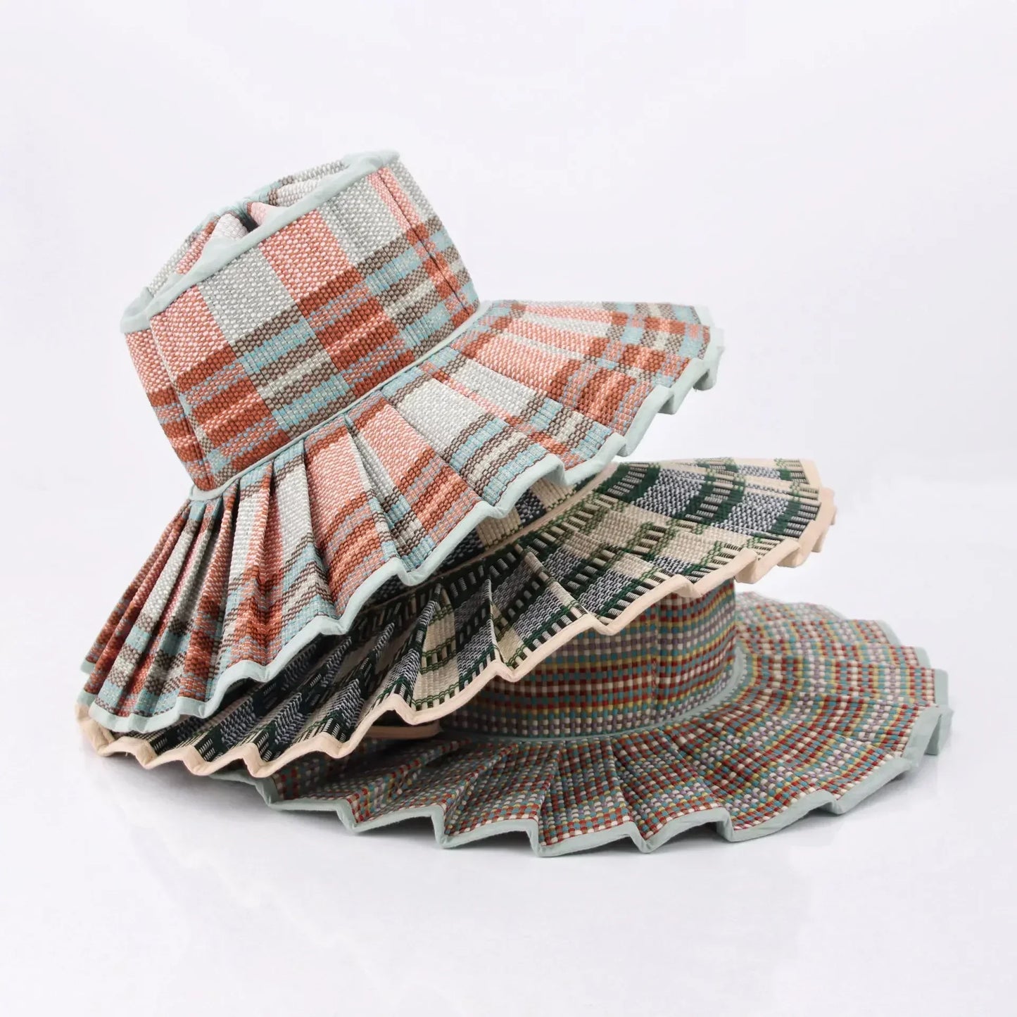 The Y2K Reversible Pleated Straw Hat