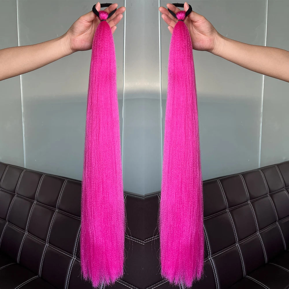 The 2-Pack Colorful Braiding Ponytail Set
