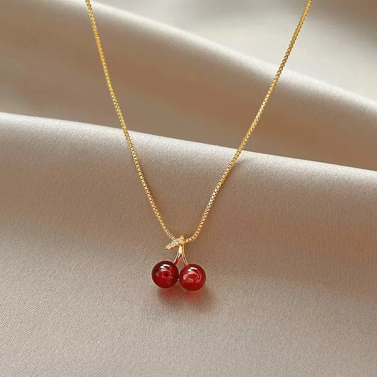 The Cherry Pendant Necklace