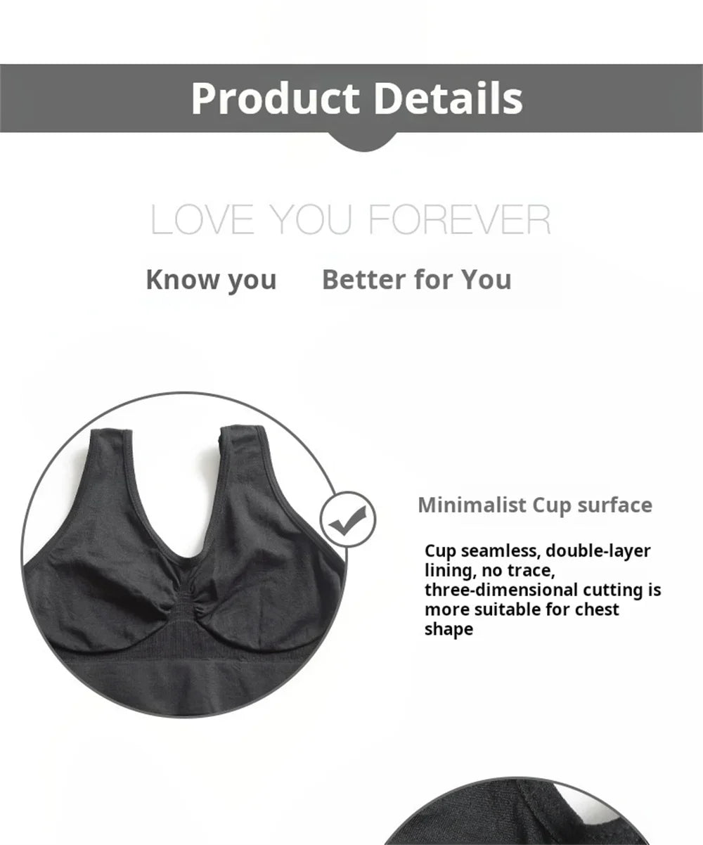 The Striped Seamless Sports Crop Bra