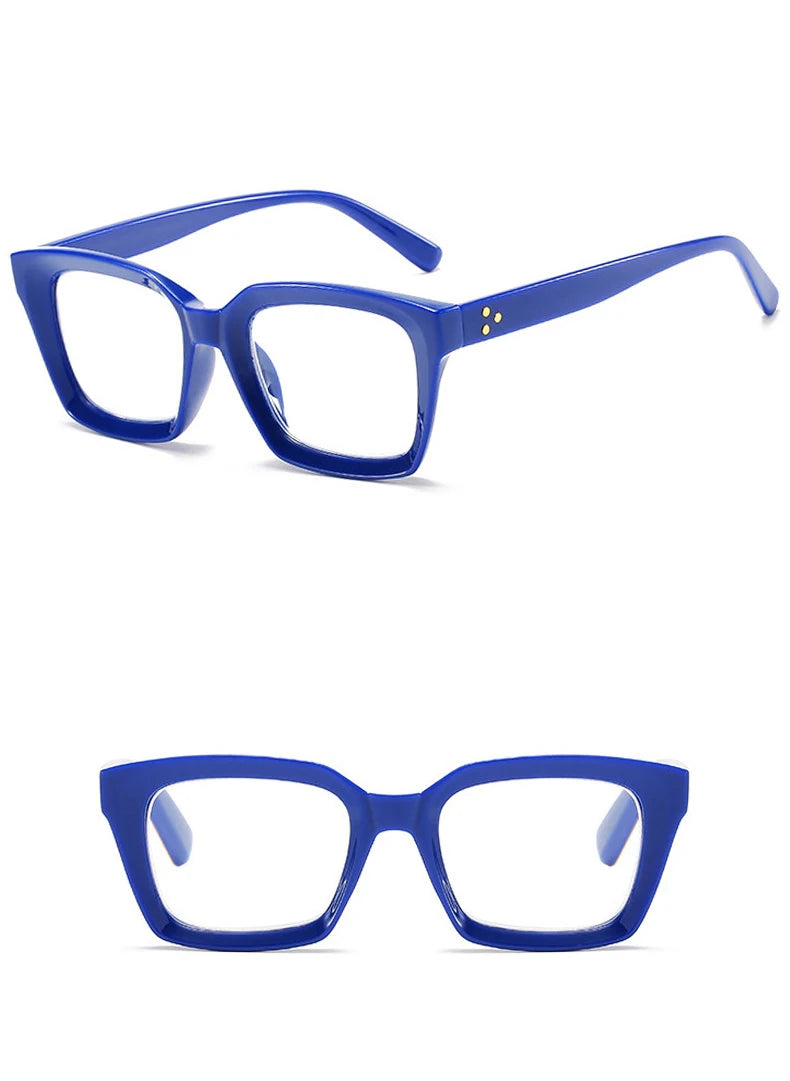 The Big Square Clear Computer Glasses