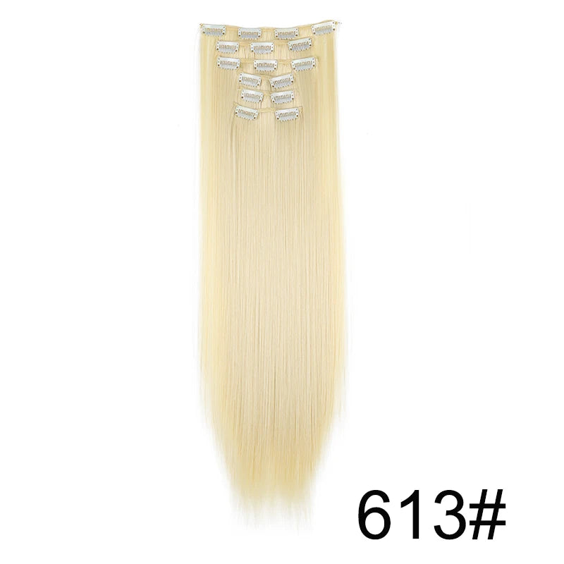 The 24-Inch 16-Clip Straight Hair Extensions