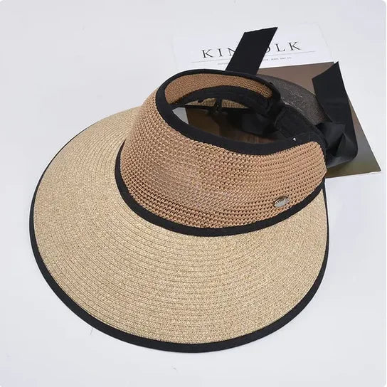 The Adjustable Ribbon Open-Top Straw Hat