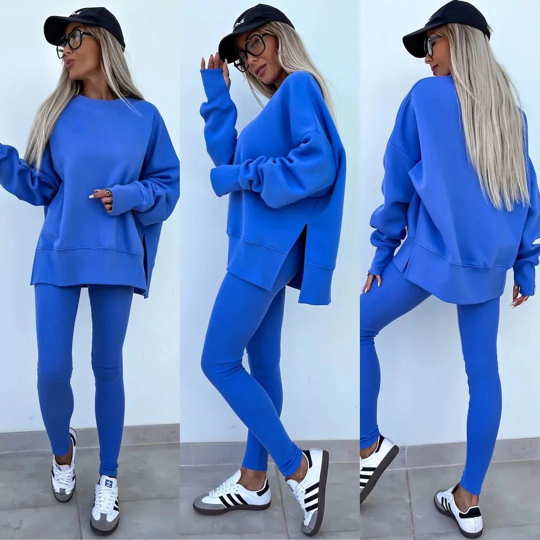 The Oversized Knit Trouser Set