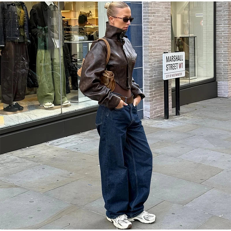 The Balloon Sleeve Biker Jacket