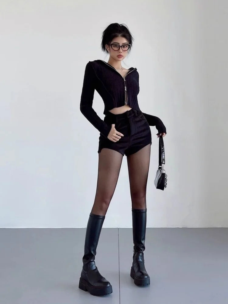 The Wrap Hip Irregular Short