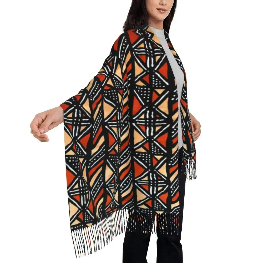 The Tribal Print Wrap Scarf