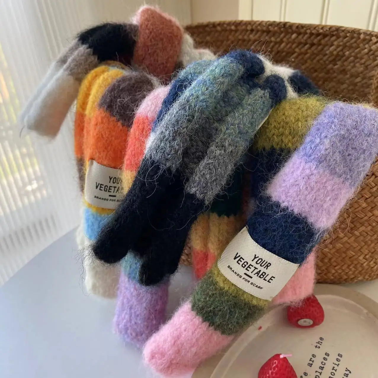 The Striped Wool Tube Scarf
