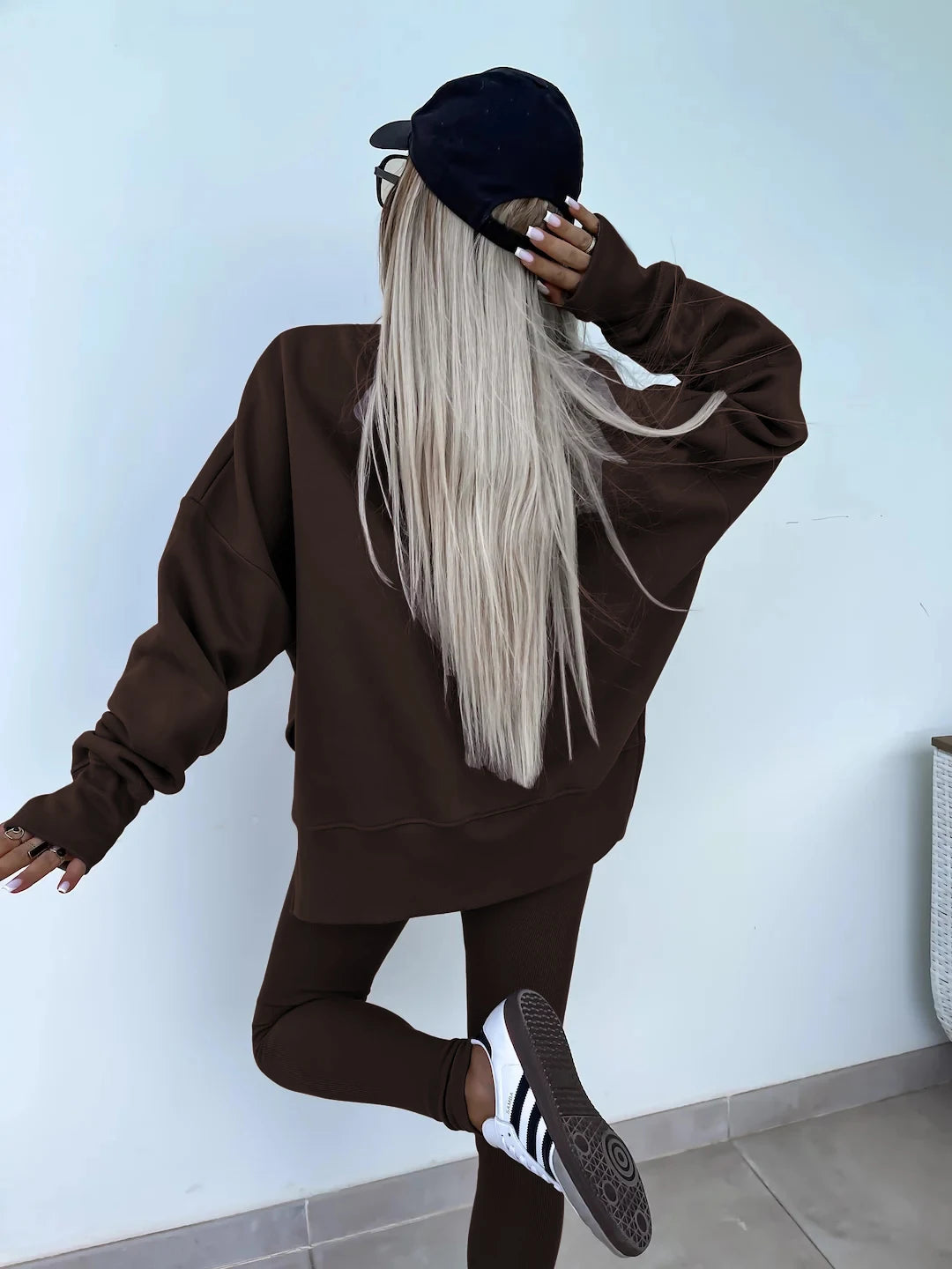 The Oversized Knit Trouser Set